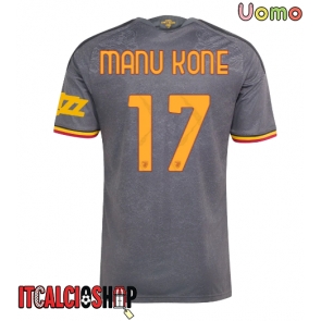 AS Roma Manu Kone #17 Terza Maglia 2026-27 Manica Corta AS Roma Manu Kone #17 Terza Maglia 2026-27 Manica Corta
